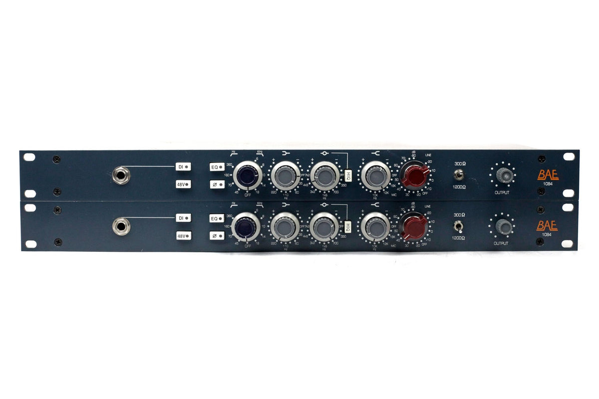 BAE Neve 1084 Mic Pre/EQ Rackmount Pair #1479/1480 (Used)