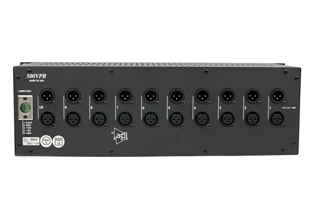 API 500VPR 10-Slot Rack with PSU #3951-13N (Used)