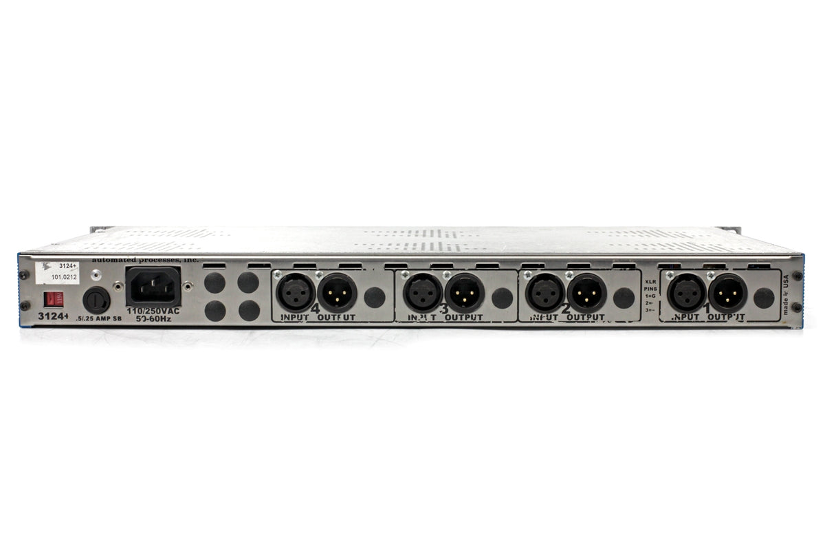 API 3124+ Mic/Line Preamplifier #101.0212 (Used)