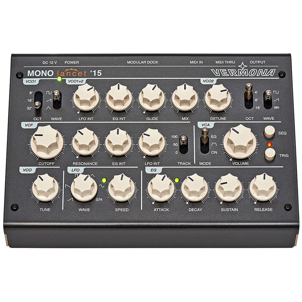 Vermona Modular Mono Lancet '15 Classic Monophonic Synthesizer
