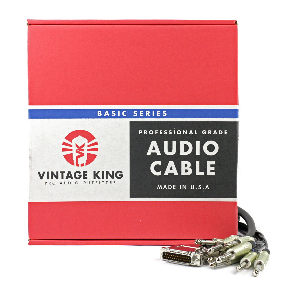 Vintage King Basic Series DB25 - TRS - 10'