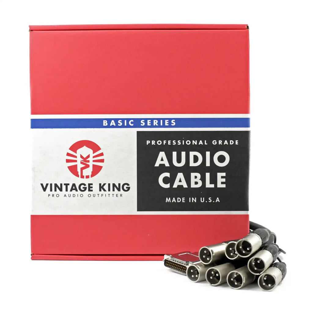 Vintage King Basic Series DB25 - XLRM - 5'