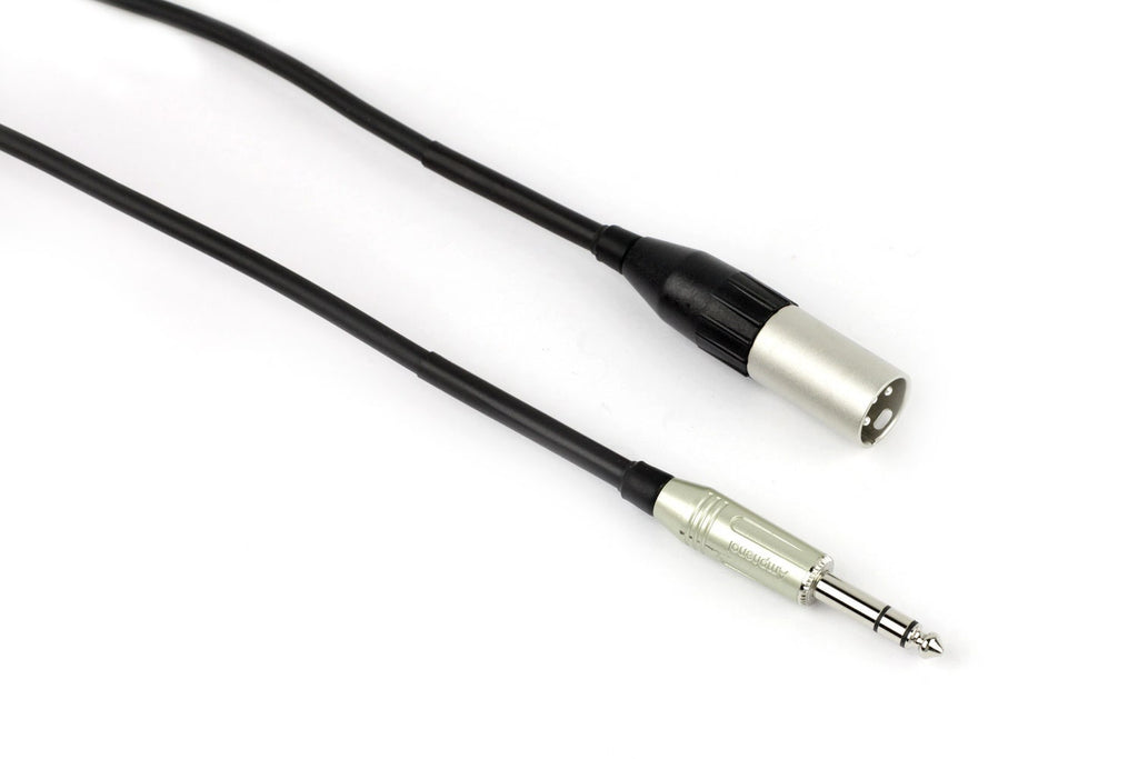 Vintage King Basic Patch Cable TRS - XLRM - 5'