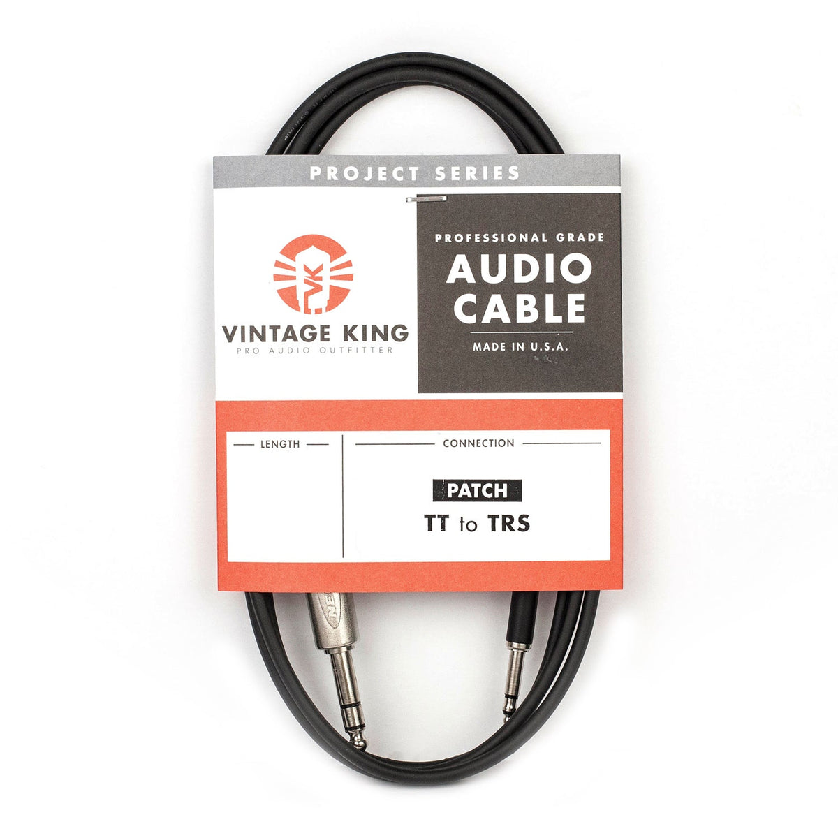 Vintage King Project Studio Patch TT - TRS - 2'