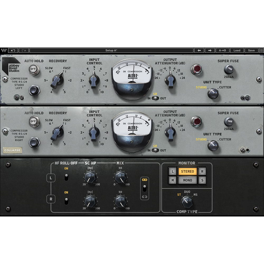 Waves Abbey Road RS124 Vintage Tube Compressor - Electronic Delivery