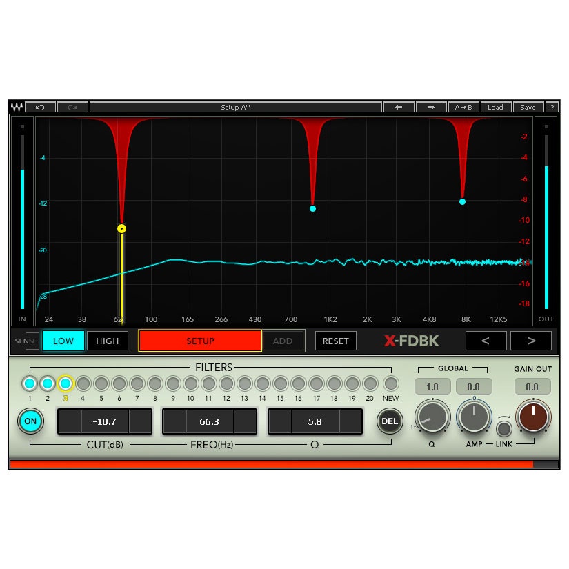 Waves XFDBK Feedback Elimination Plugin - Electronic Delivery