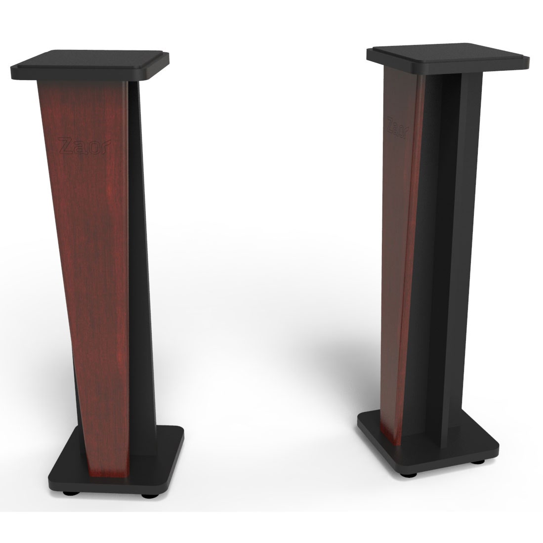 Zaor Croce Speaker Stand 36" Pair - Walnut/Black