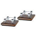 Zaor Isoplane Desktop Speaker Isolator Pair - Cherry