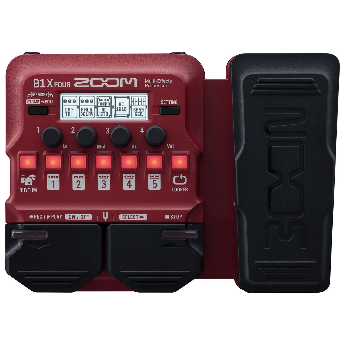 Zoom B1X FOUR Multi-Effects Bass Pedal with Expression